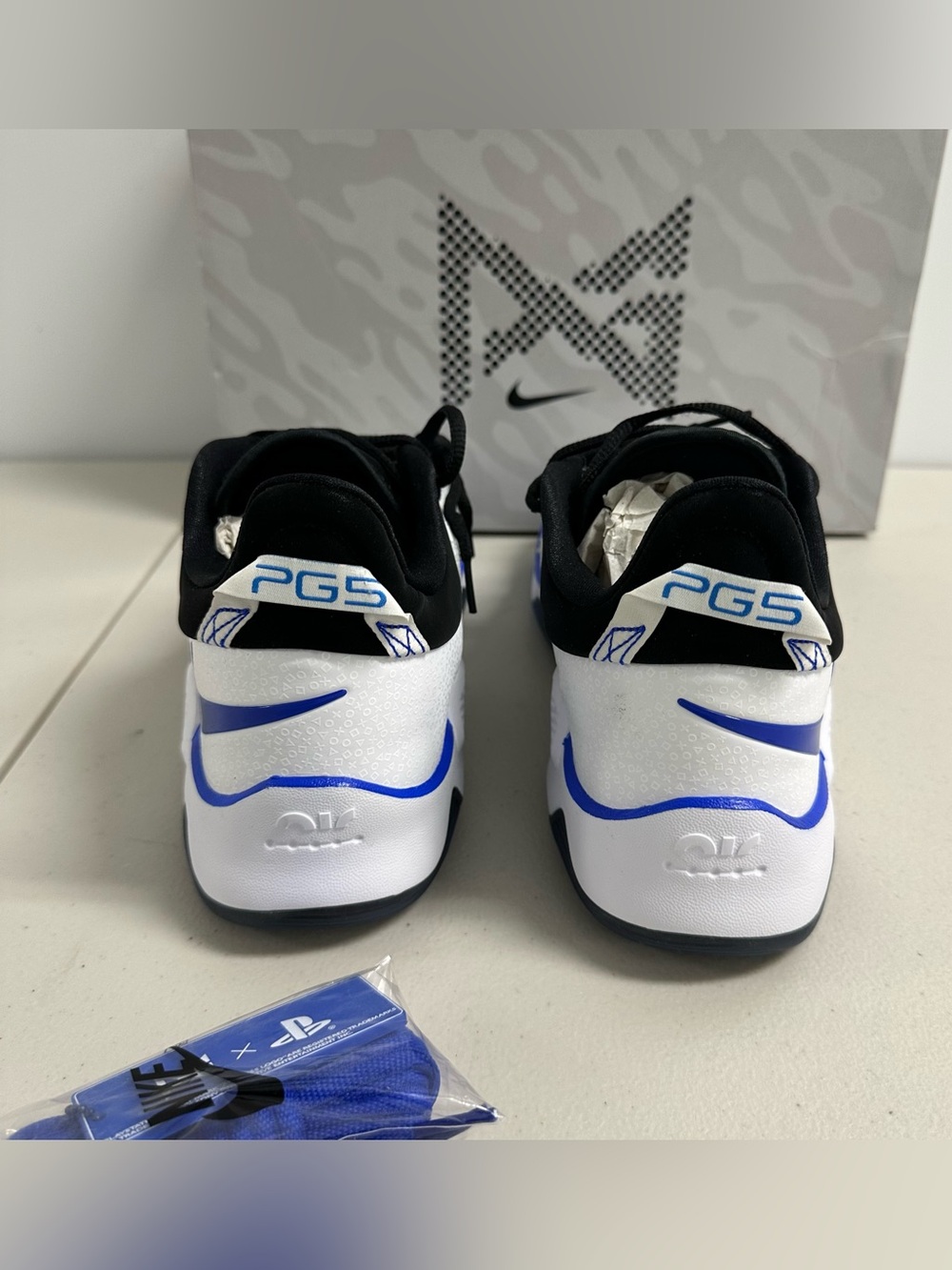 Nike Men’s PG 5 PlayStation Paul George Sneakers - Size 12.5 - Picture 4 of 16